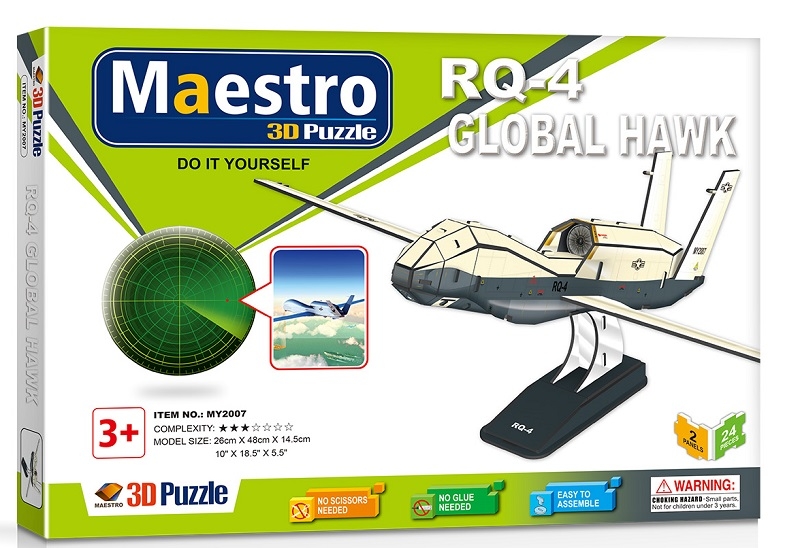 Remoundo 3D ΠΑΖΛ RQ-4 Global Hawk 24ΤΜΧ MY2007 6970114322074