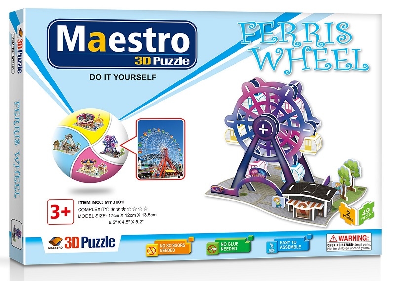 Remoundo 3D ΠΑΖΛ Ferris Wheel 49ΤΜΧ MY3001 6970114323019