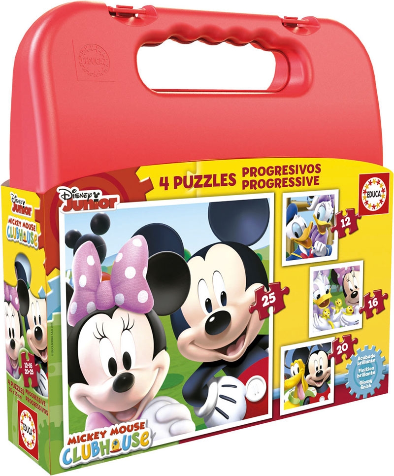 Educa Παζλ CASE MICKEY ROADSTER (12-16-20-25) 16505 8412668165052